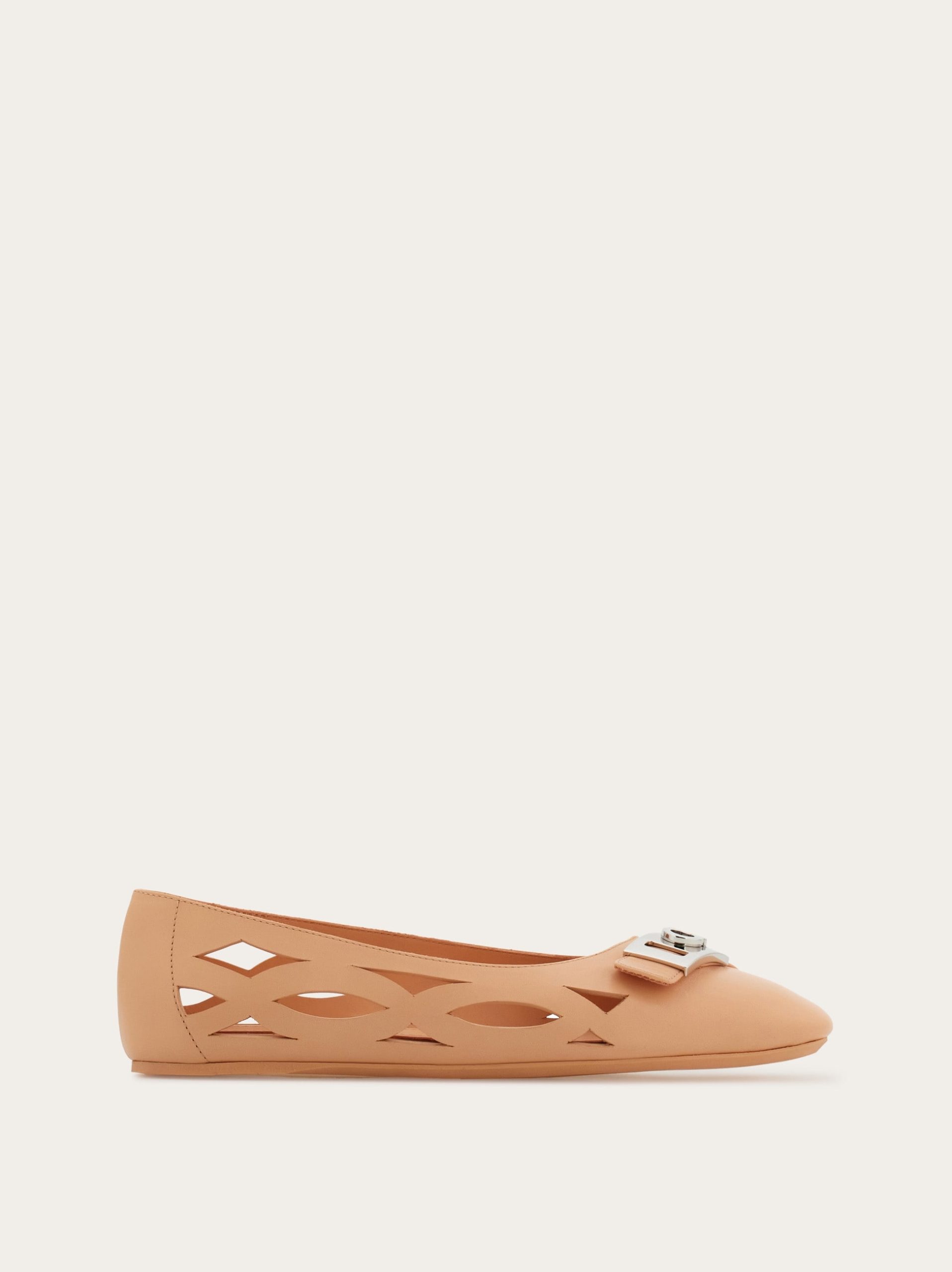 Ferragamo Hug buckle ballet flat - Image 1